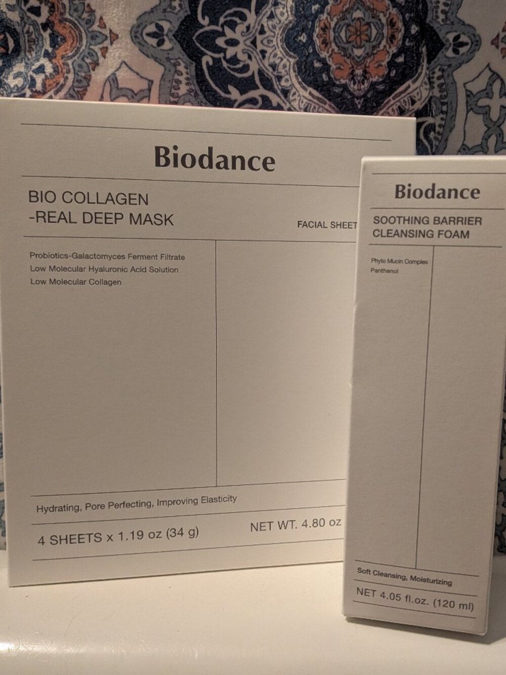🆕 Biodance Bio-Collagen Mask (4ct) + Full Size Foaming Wash Set NEW NIB